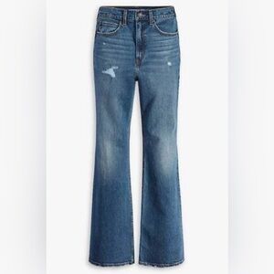 Levis Premium 70s High Flare Jeans High Waist Denim Vintage Style Size 31 NWOT